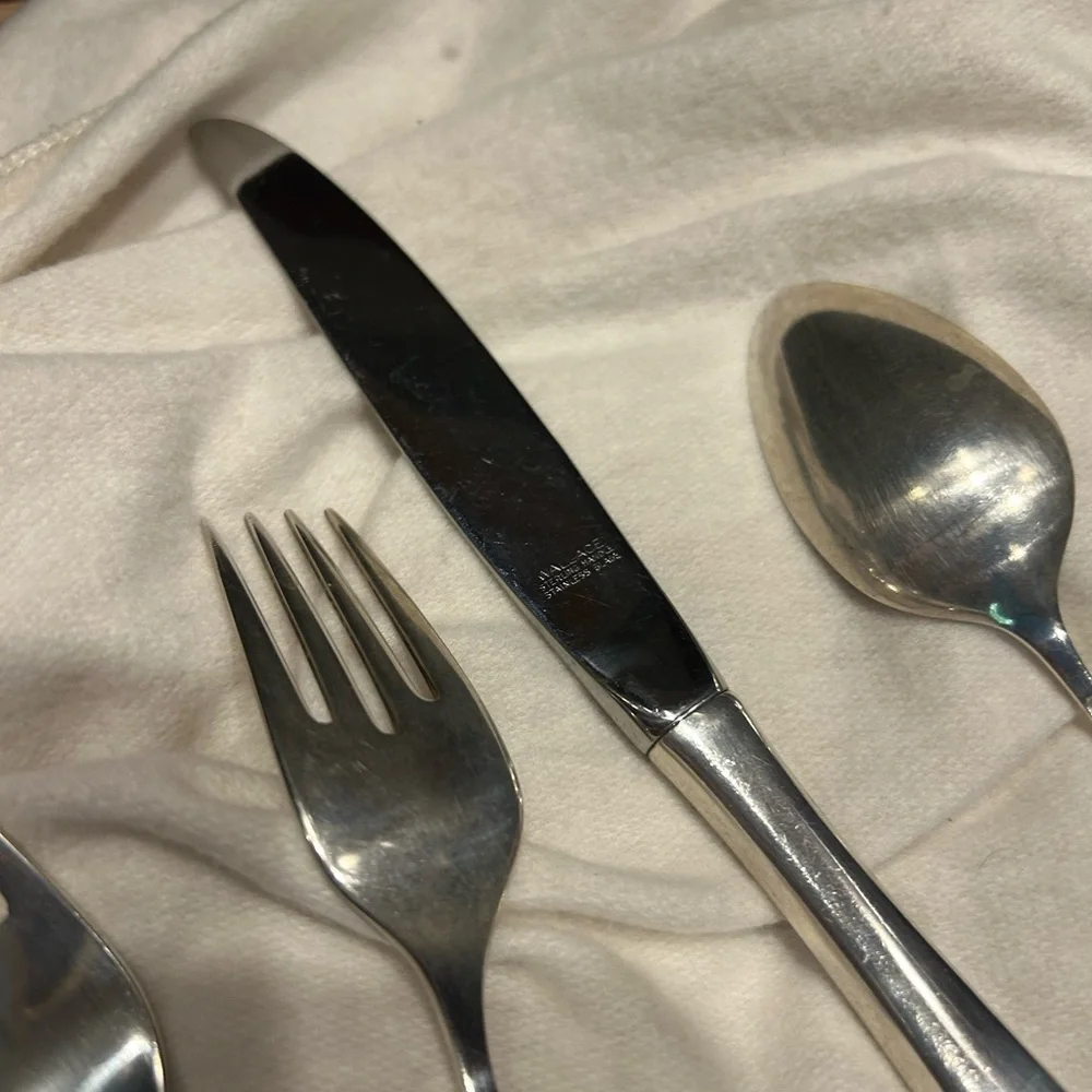 Elegant Spanish Lace Sterling Silverware Set with Intricate Design by Wallace